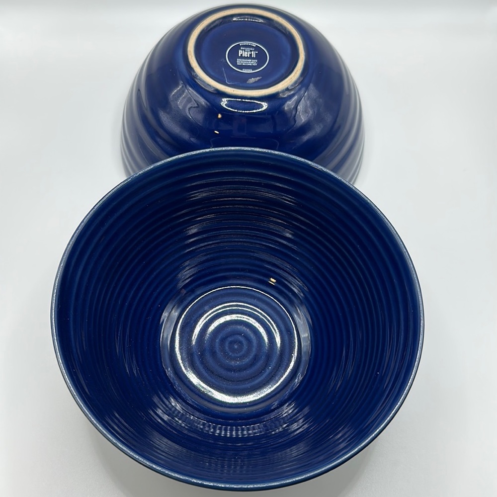 Maddison Collection Blue Bowls- Pair (Discontinued)